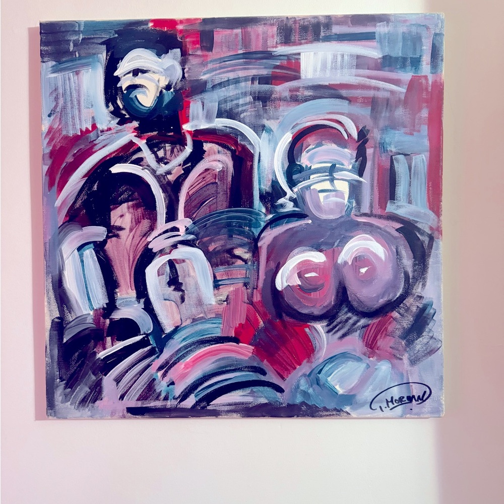 Tommy Morgan painting